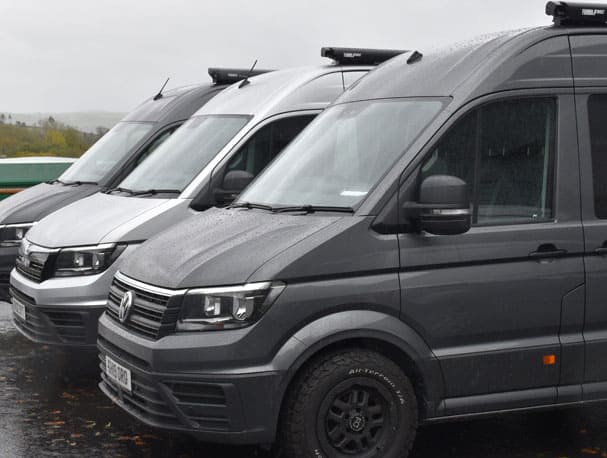 North Devon Campervans - Picture Of Three Converted Vans